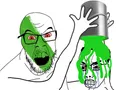 A local chudcel is enlightened by a greened feraljak
