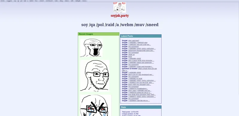 File:New soyjak party front page.png