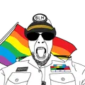 Patriotjak with the LGBT flag, resembling the original image.