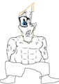 Aryan, muscular Sloppy.