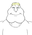 A front facing template.