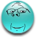 A cyan dot is shown when the network variance index is between 90% and 95%. Represented by a Wholesome Soyjak.