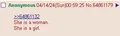 >I AM a real woman! I AM a real woman!!!