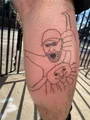 Closeup of said tattoo.
