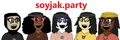 One of the banners with Soytan that also features arabic and hindu Soytans (who let the shitskins in?).