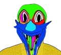 A colorful, deformed Susjak.