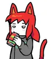 Her drinking Sproke