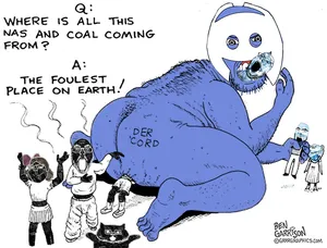 Where is all this NAS and coal coming from?